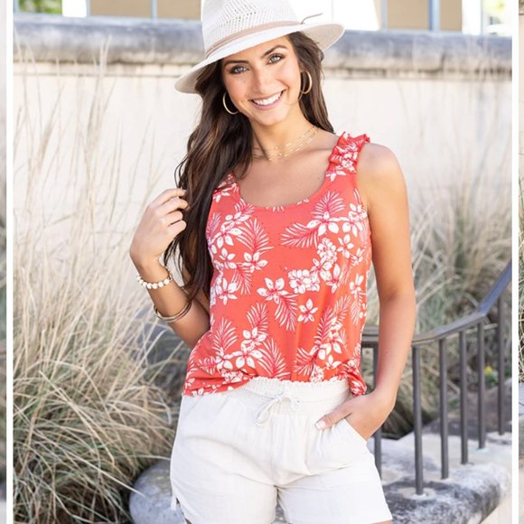 NEW Ruffle Strap Tank - Picture 10 of 11